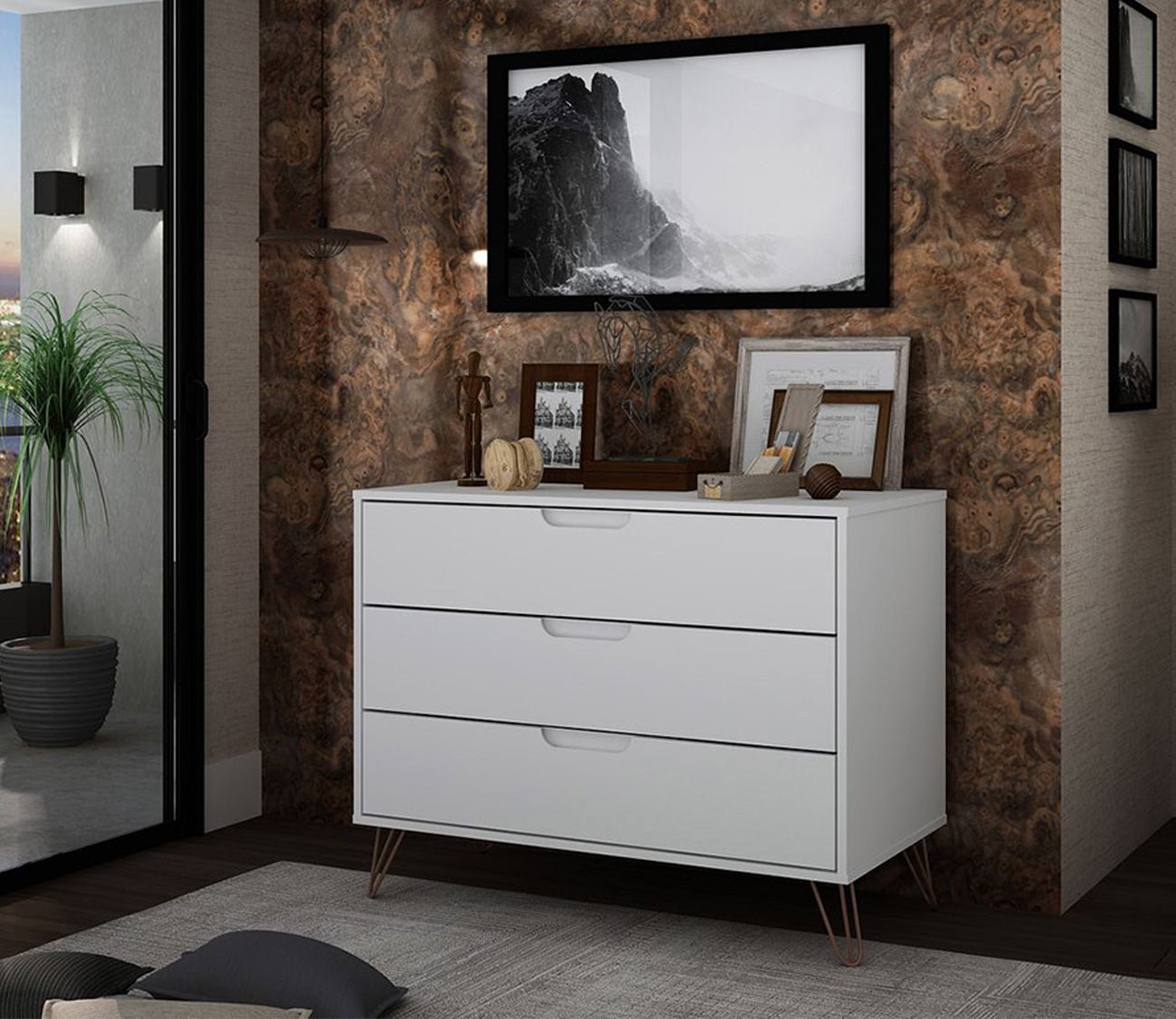 Rockefeller 3-Drawer Dresser