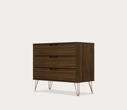 Rockefeller 3-Drawer Dresser by Manhattan Comfort