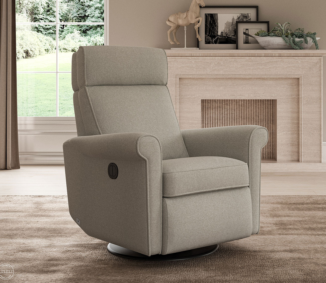Rolled Lounger Recliner Chair
