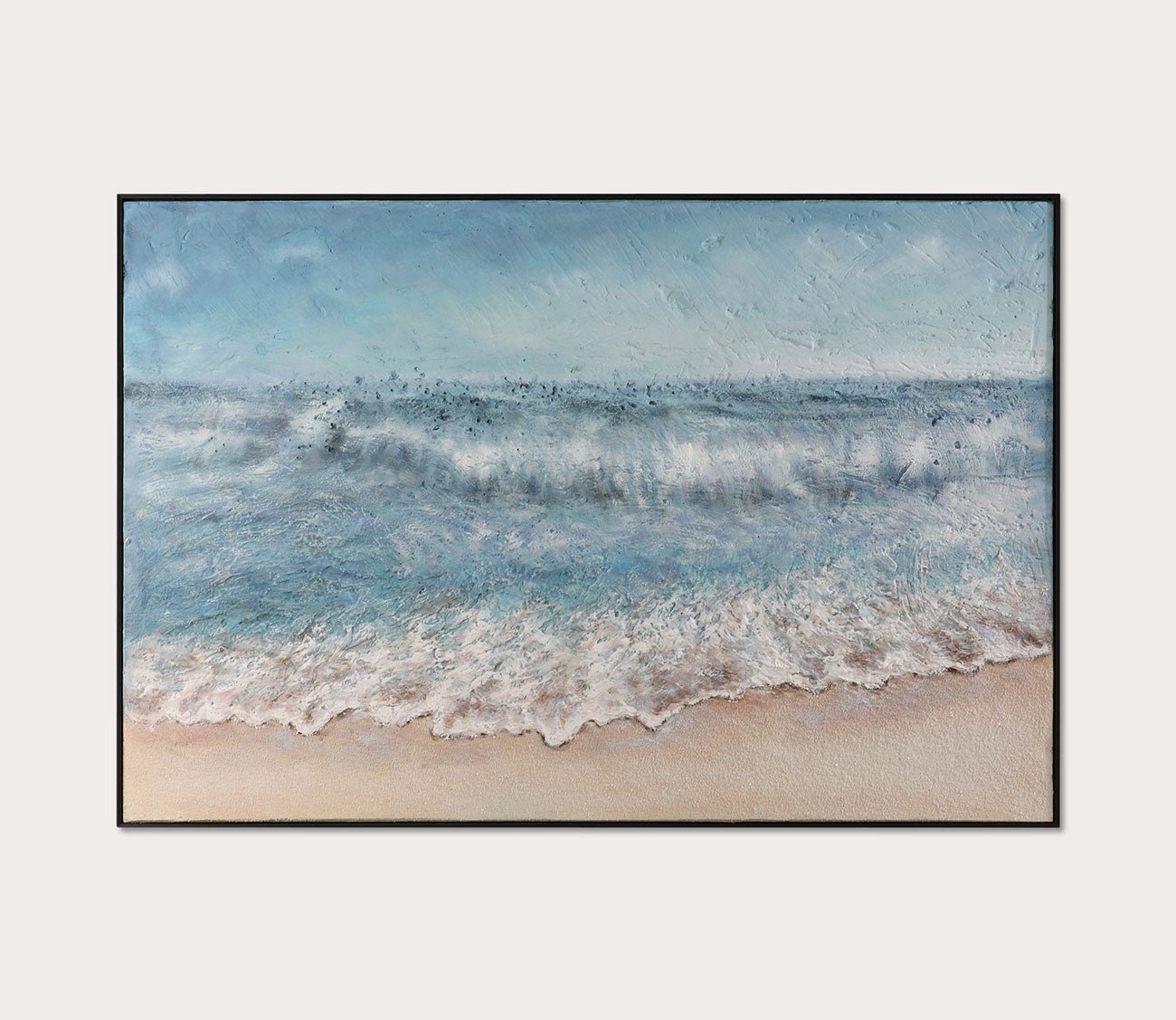 Rolling Tide Hand Painted Canvas by Uttermost