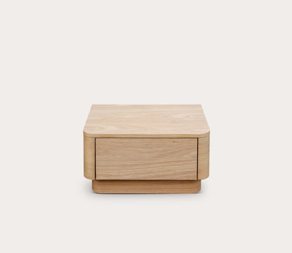 Round Off Wood 1-Drawer Nightstand by Moe's Furniture