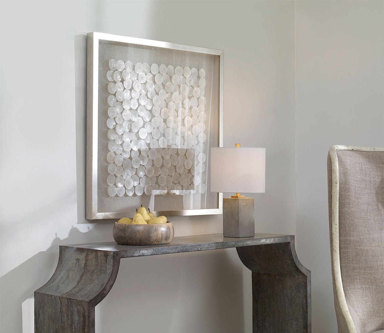 Roxas Capiz Shell Shadow Box by Uttermost