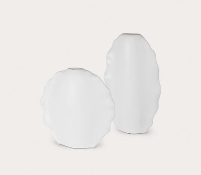 Ruffled Feathers Vases Set of 2 by Uttermost