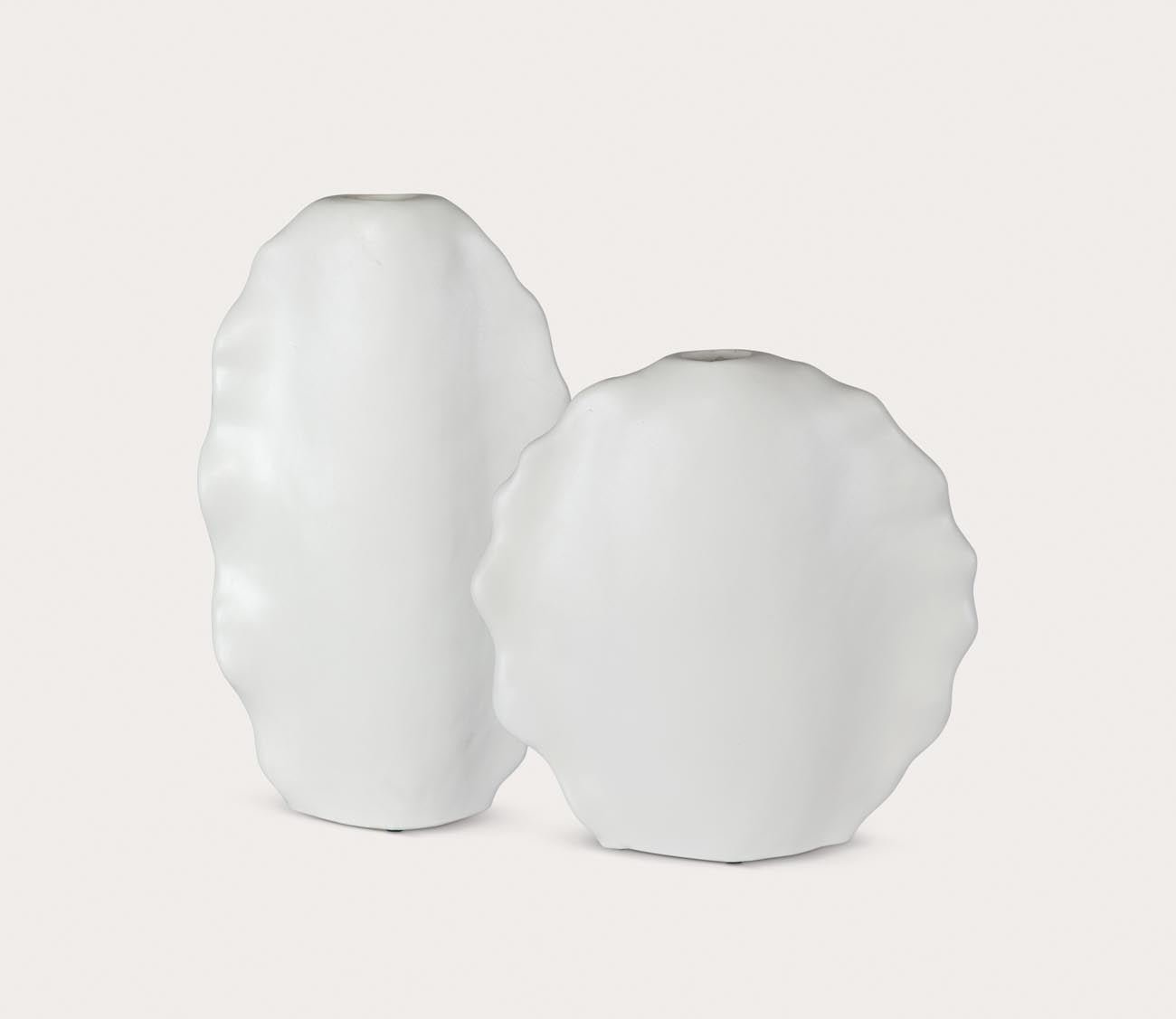 Ruffled Feathers Vases Set of 2 by Uttermost