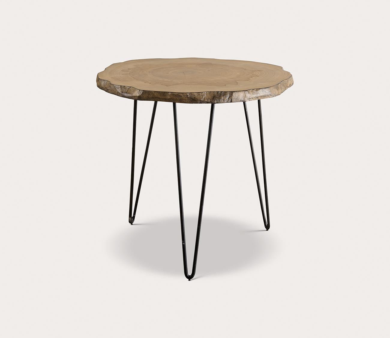 Runay Wood Slab Side Table by Uttermost