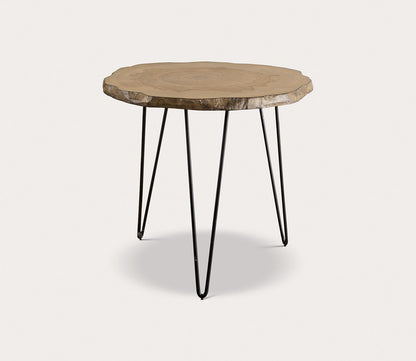 Runay Wood Slab Side Table by Uttermost