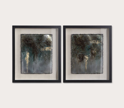 Rustic Patina Framed Prints Set of 2 by Uttermost
