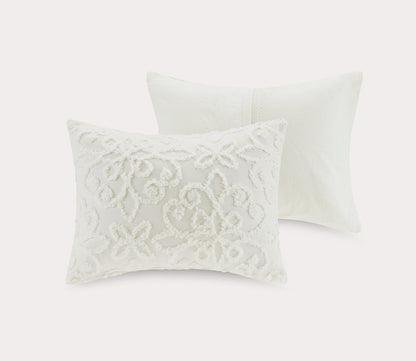Sabrina Tufted Cotton Chenille 3-Piece Duvet Cover Set by Madison Park
