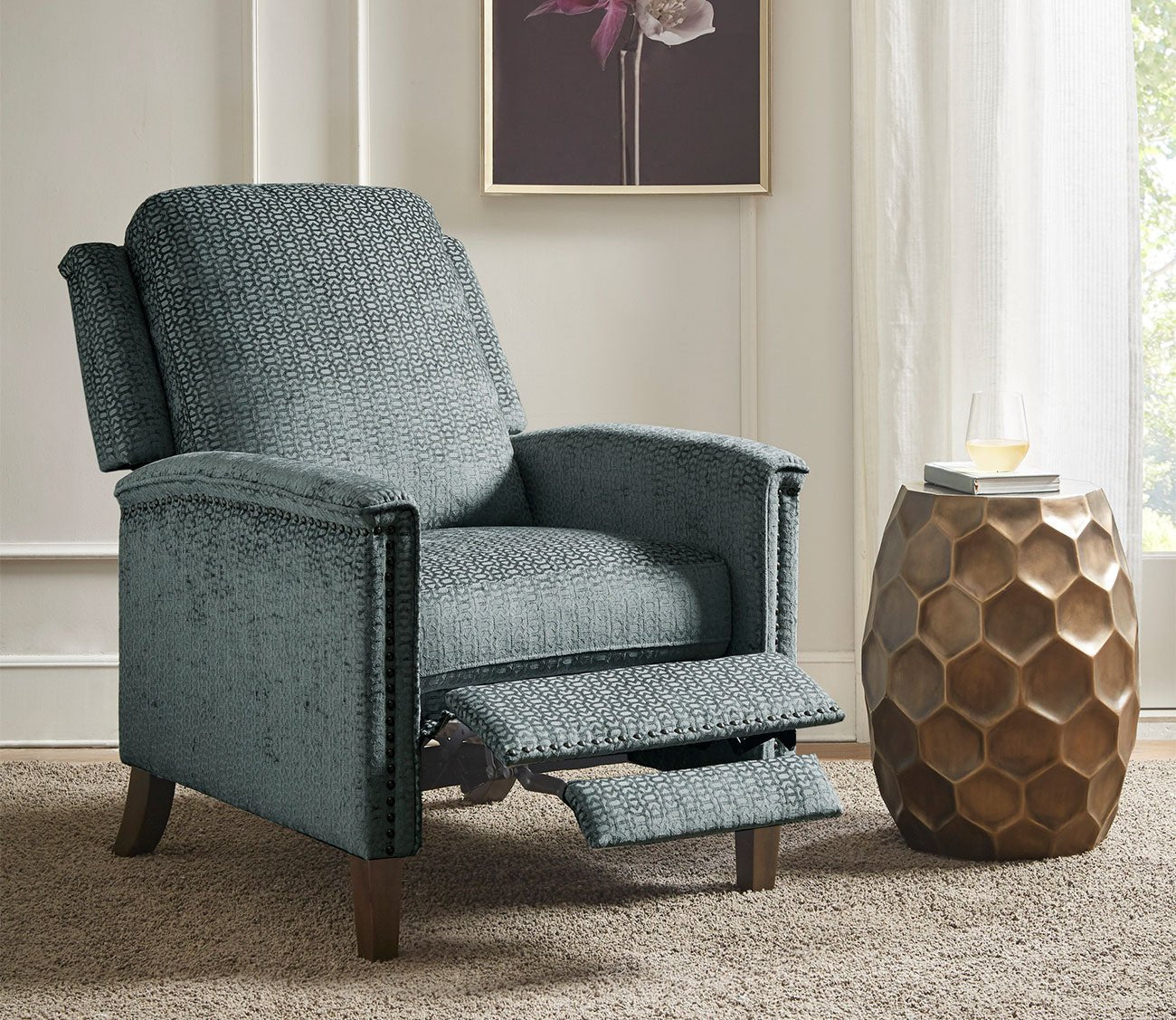 Salina Push Back Recliner Chair
