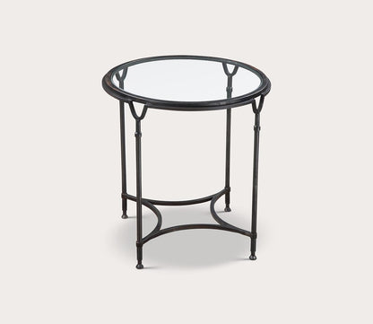 Samson Glass Side Table by Uttermost