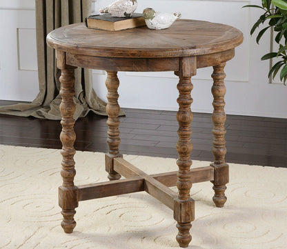 Samuelle Wooden End Table by Uttermost