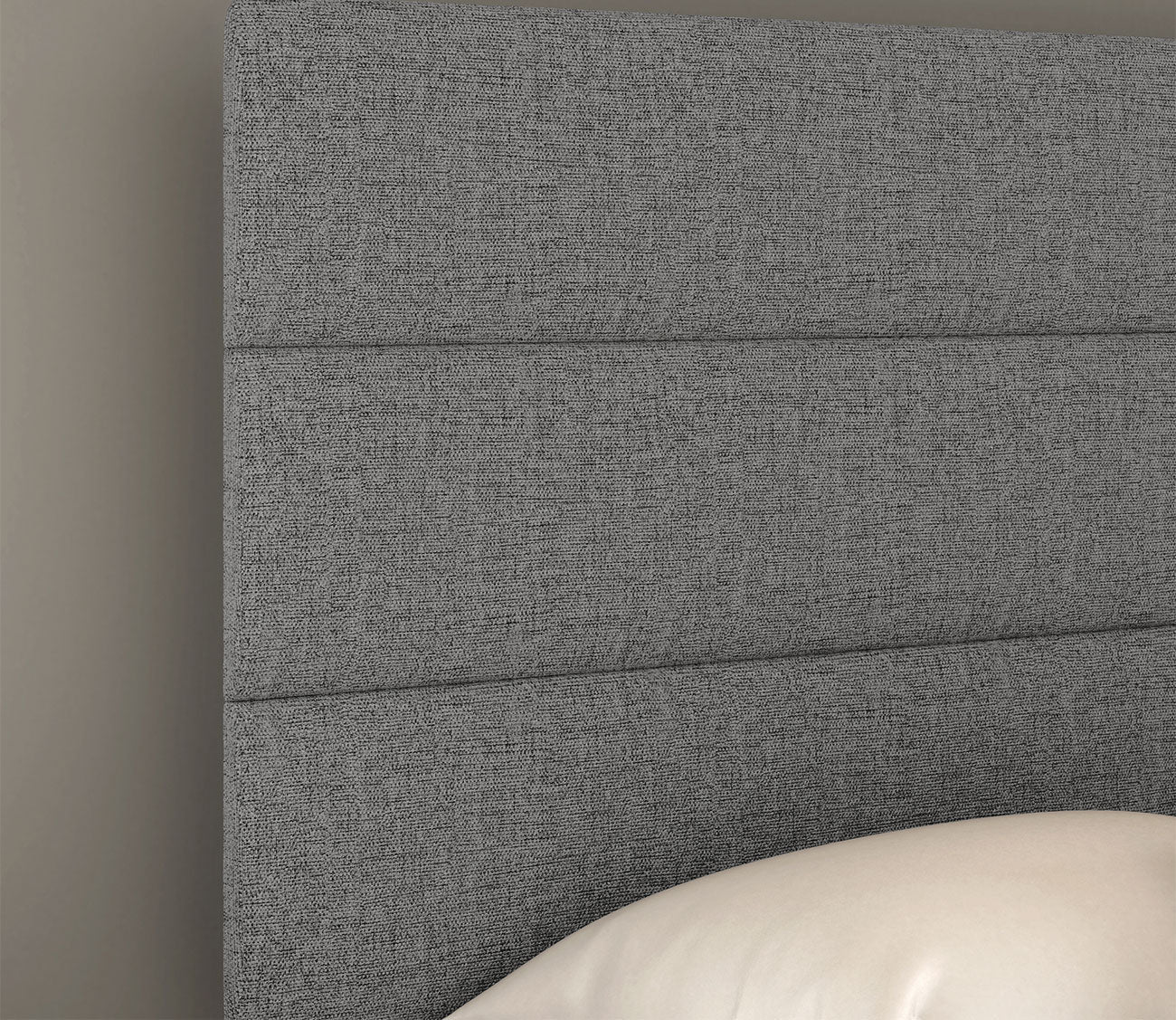 Sardinia Linen Fabric Upholstered Platform Bed by Arkotec