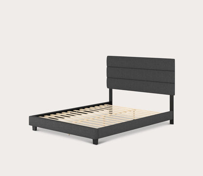 Sardinia Linen Fabric Upholstered Platform Bed by Arkotec