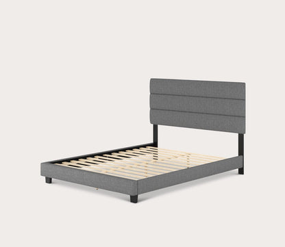 Sardinia Linen Fabric Upholstered Platform Bed by Arkotec