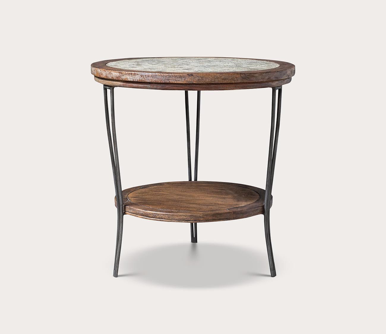 Saskia Round Side Table by Uttermost