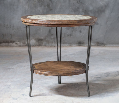 Saskia Round Side Table by Uttermost