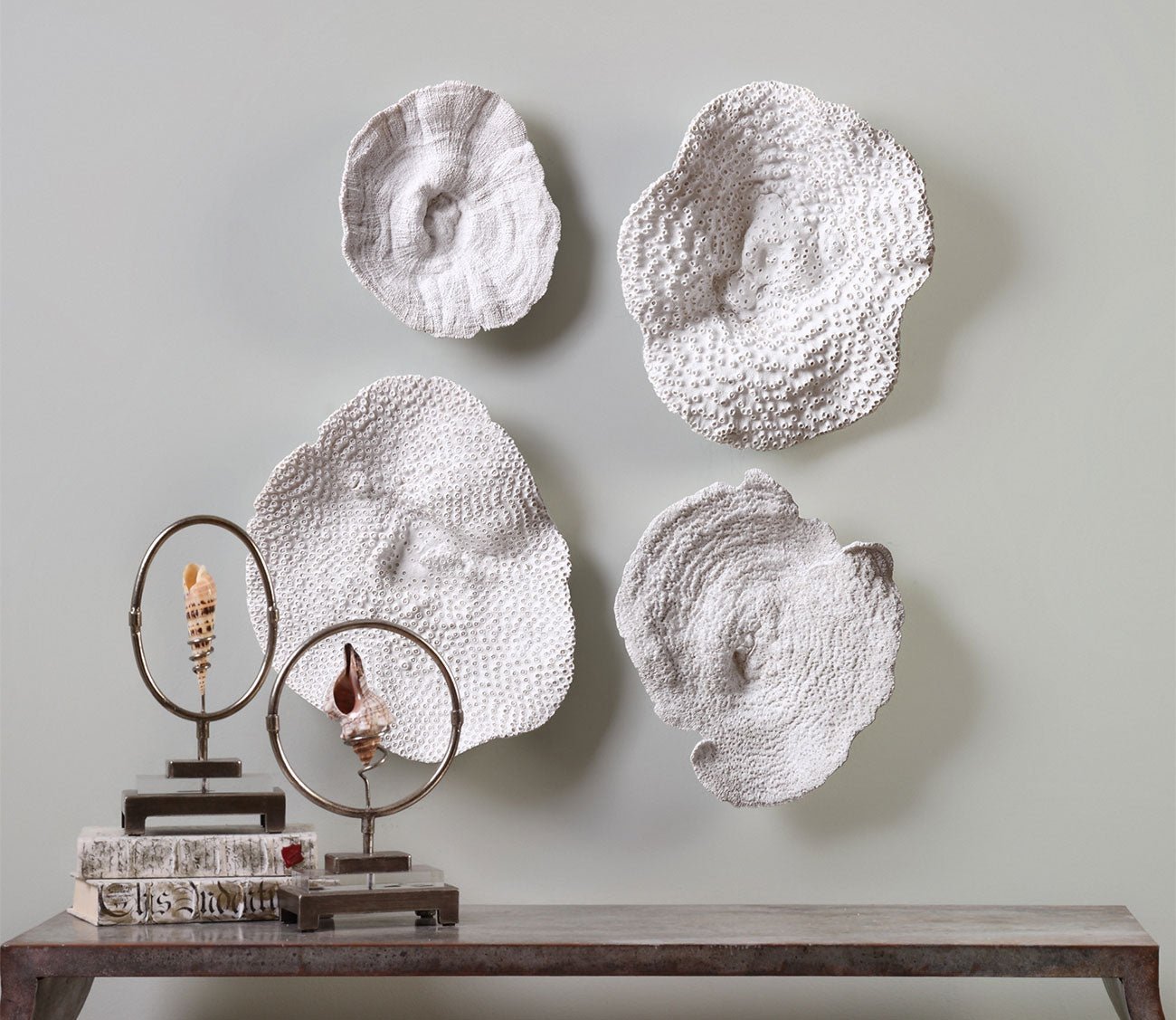 Sea Coral Wall Art Set of 4