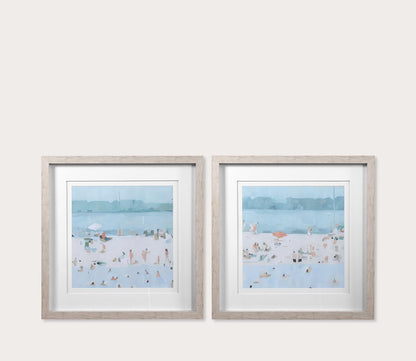 Sea Glass Sandbar Prints Set of 2 by Uttermost