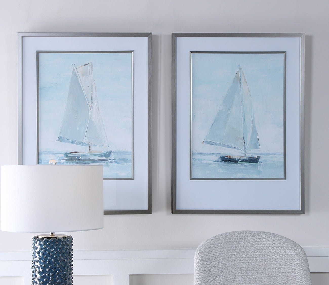 Seafaring Framed Prints Set of 2