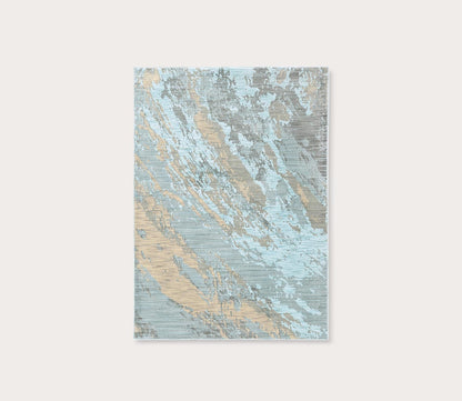Sedona Blue and Grey Abstract Area Rug by Oriental Weavers