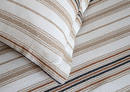 Sedona Cotton Stripe 3-Piece Duvet Cover Set by Ann Gish