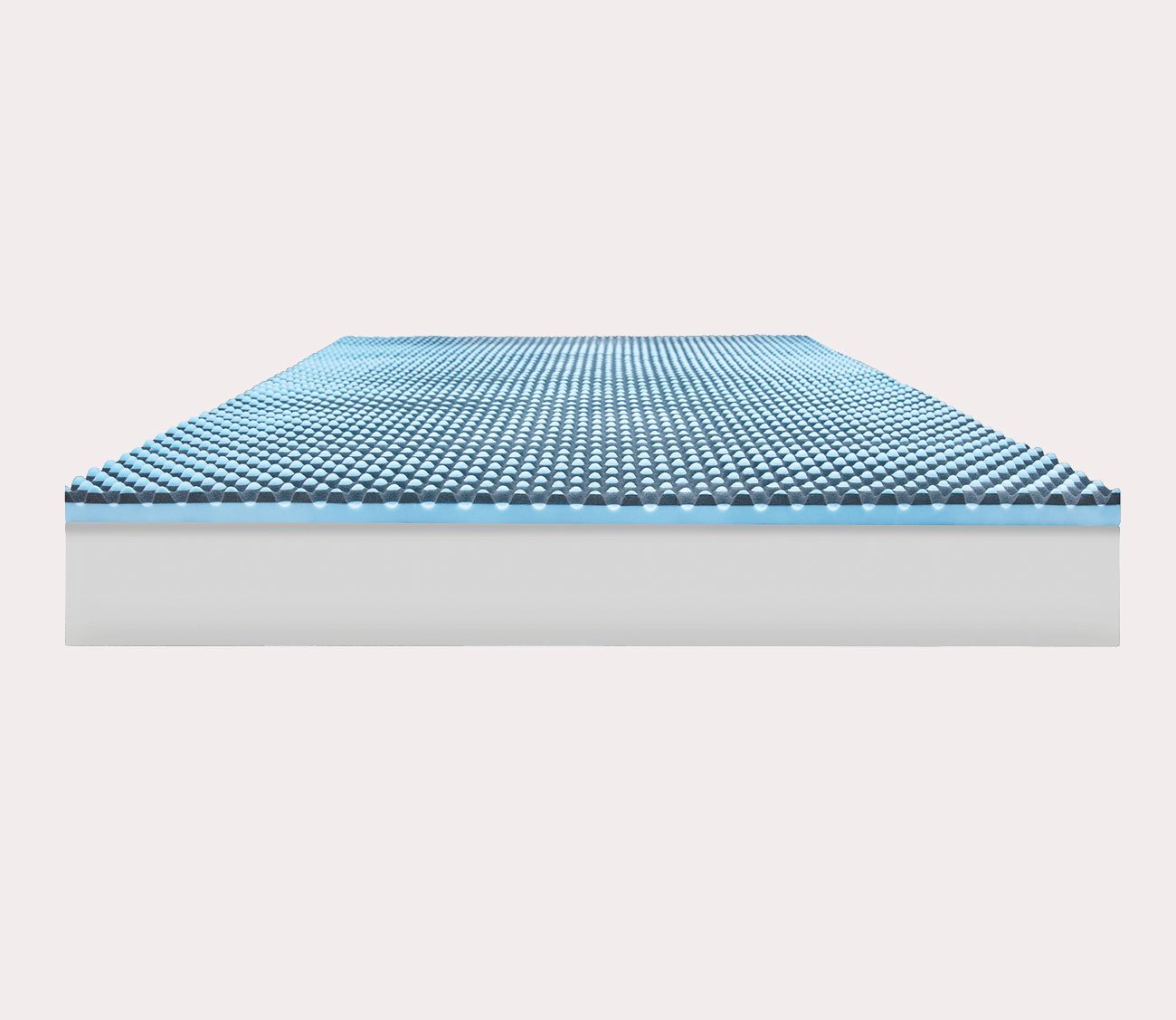 Sensorwell Charcoal Hybrid 2.5-Inch Memory Foam Mattress Topper by Soft-Tex