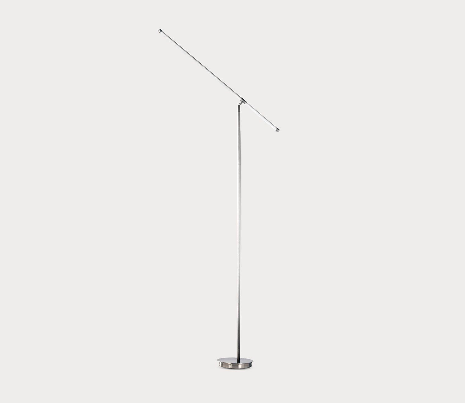 Sentry Satin Nickel Floor Lamp