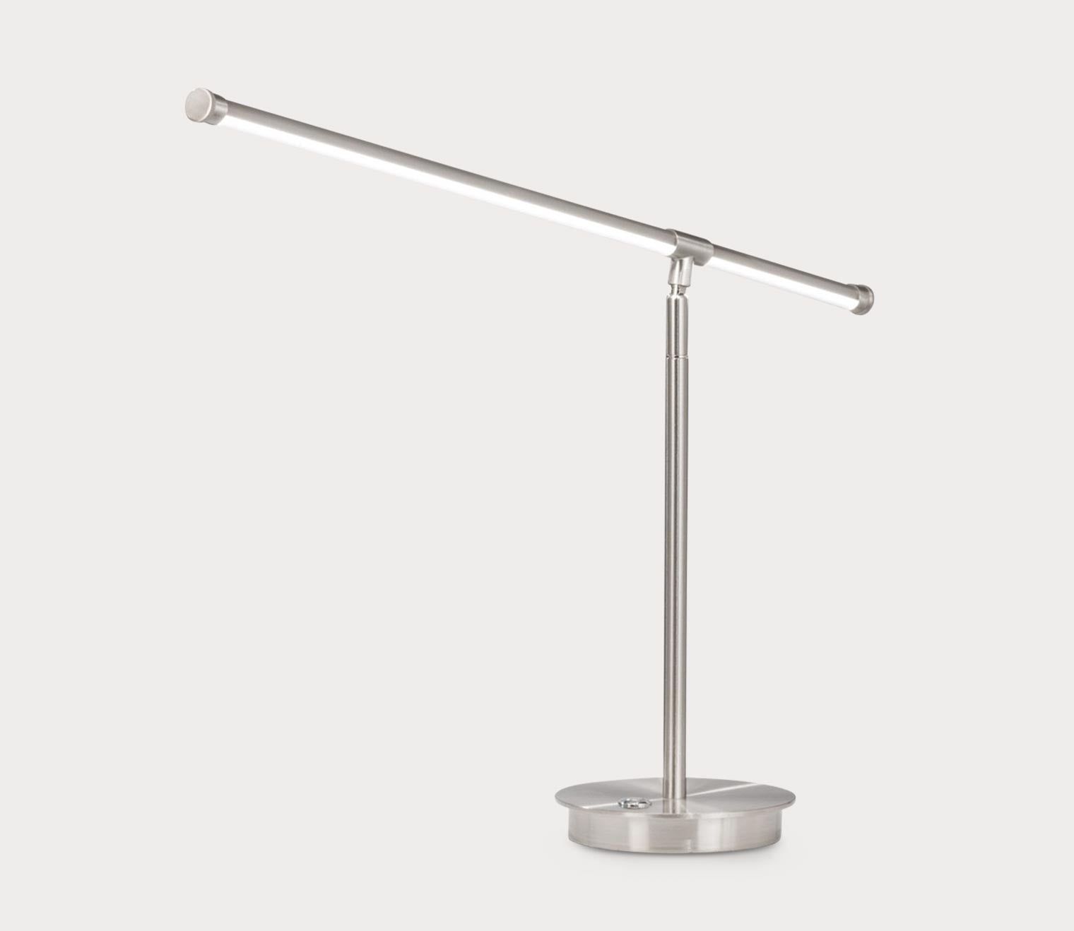 Sentry Satin Nickel Table Lamp