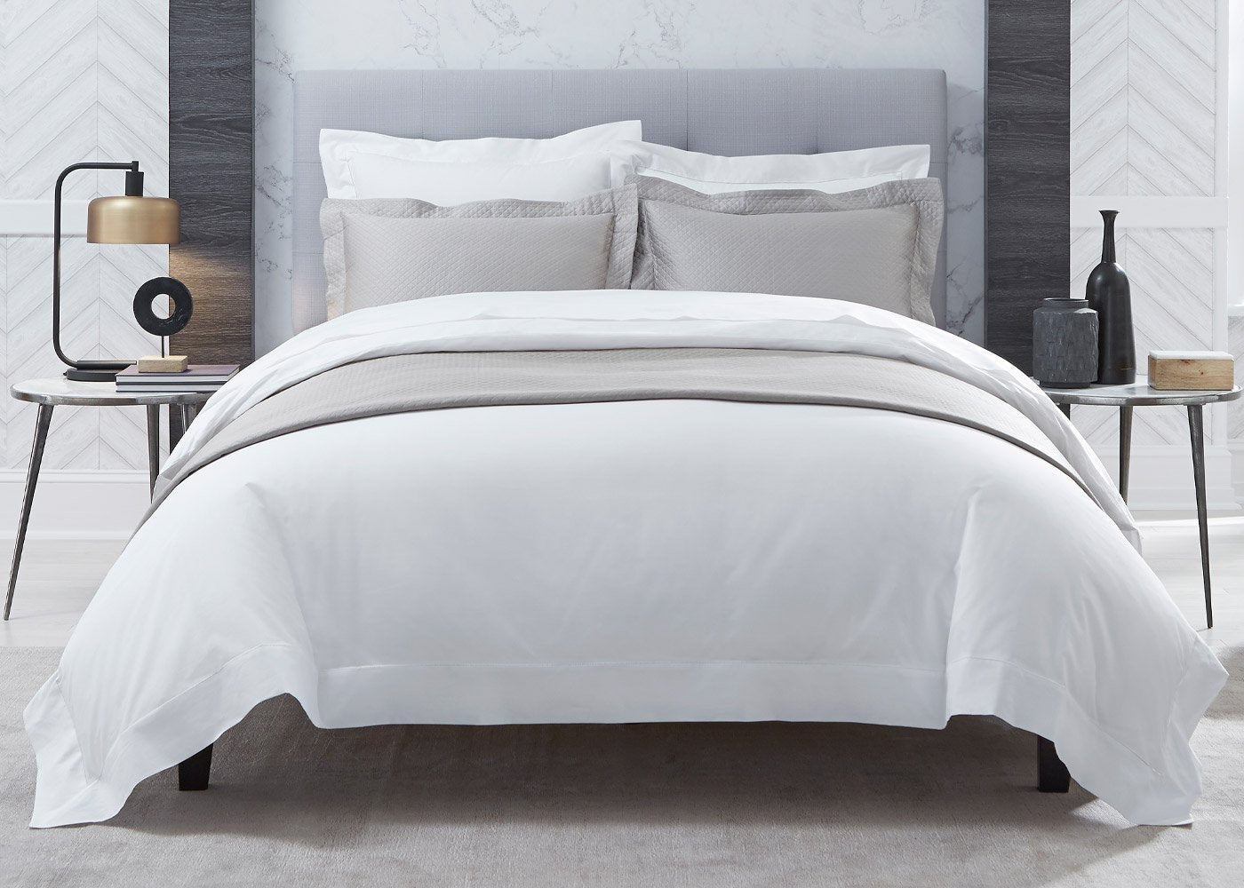 Sereno Cotton Pillowcases by Sferra