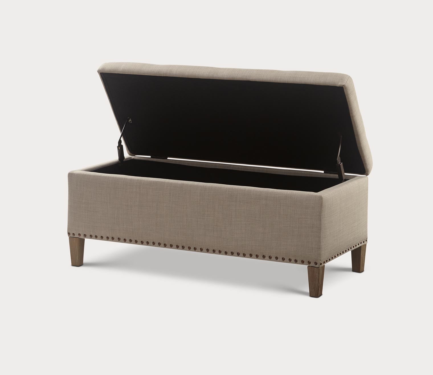 Shandra II Tufted Top Upholstered Storage Bench in 5 Colors by Madison Park