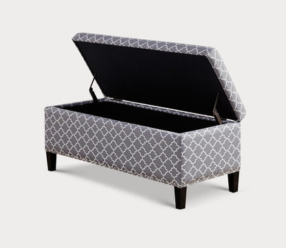 Shandra II Tufted Top Upholstered Storage Bench in 5 Colors by Madison Park