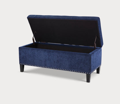 Shandra II Tufted Top Upholstered Storage Bench in 5 Colors by Madison Park