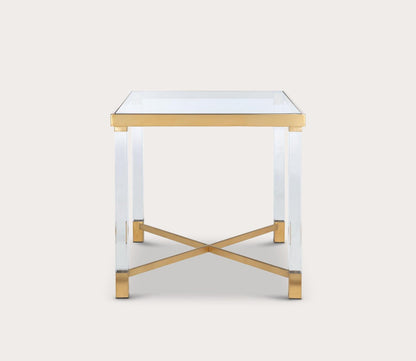 Shawna Acrylic Square End Table by Safavieh