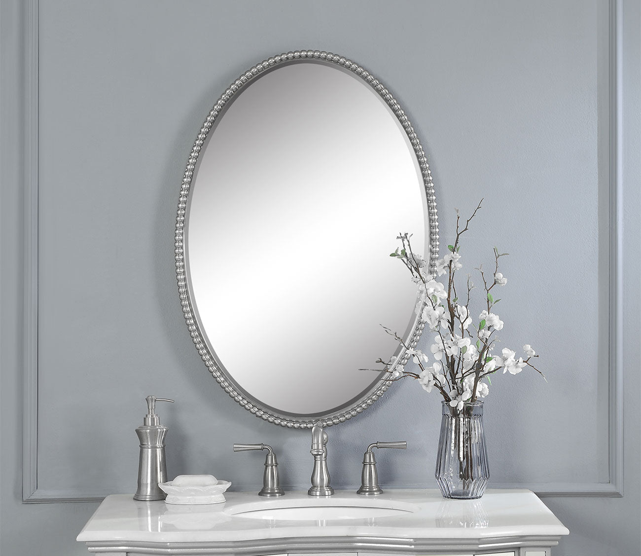 Sherise Oval Mirror by Uttermost