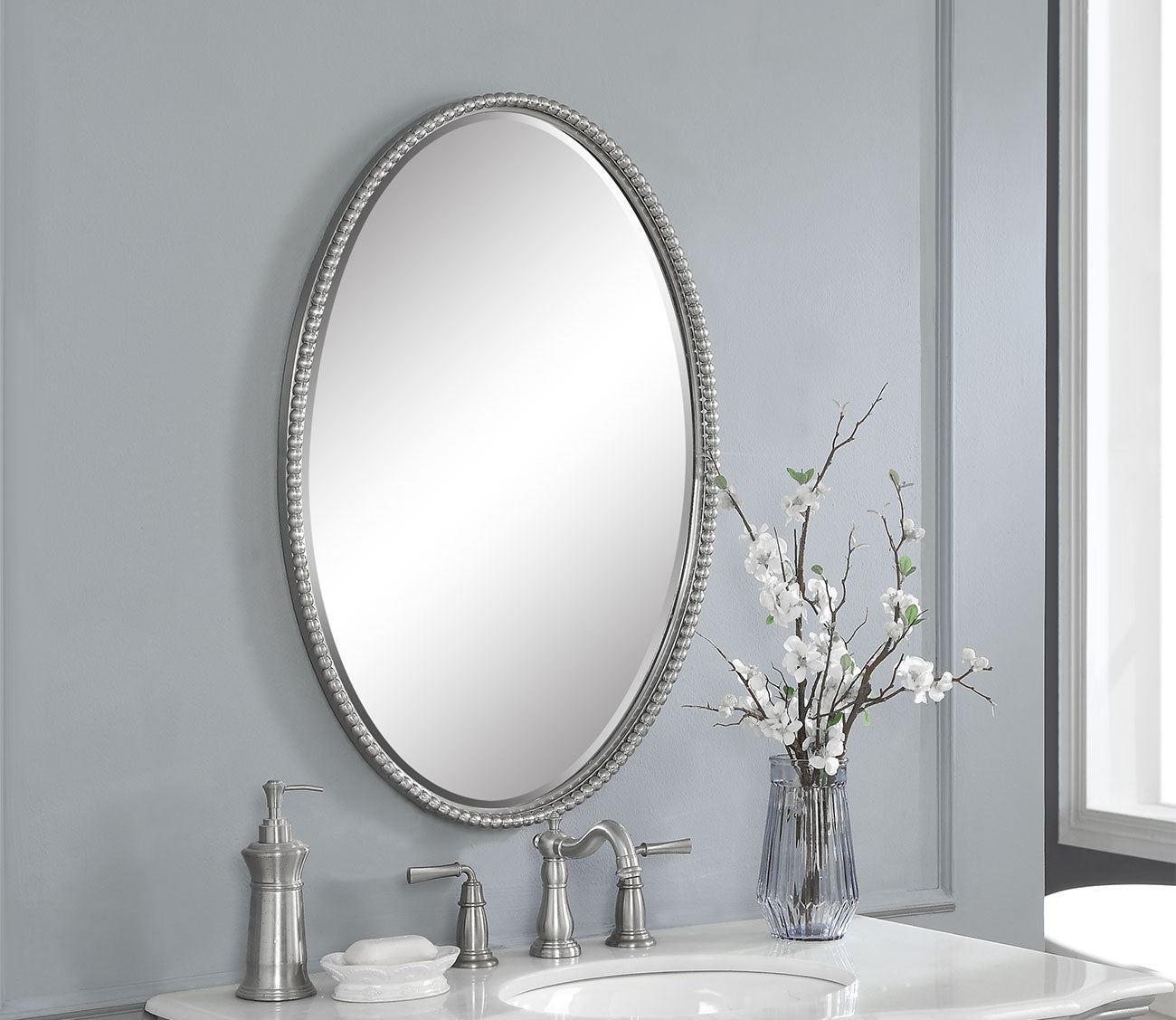 Sherise Oval Mirror by Uttermost