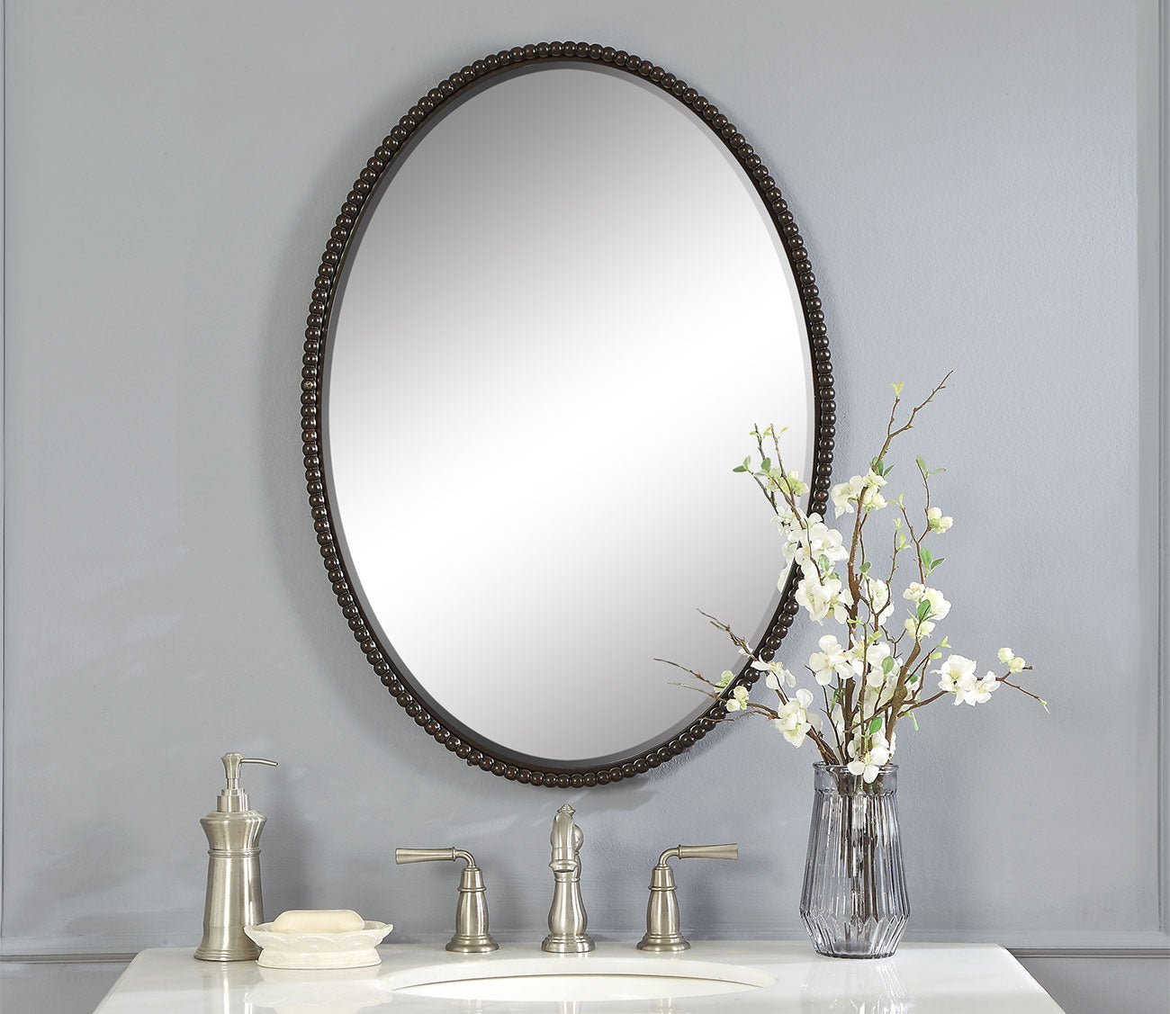 Sherise Oval Mirror by Uttermost