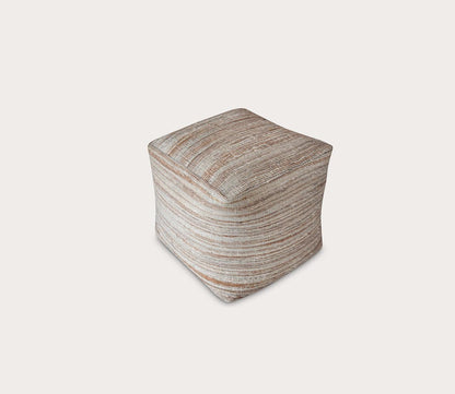 Shiro Beige Pouf by Uttermost