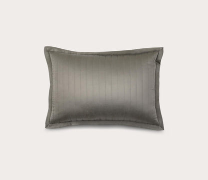 Silk Charmeuse Quilted Throw Pillow by Ann Gish