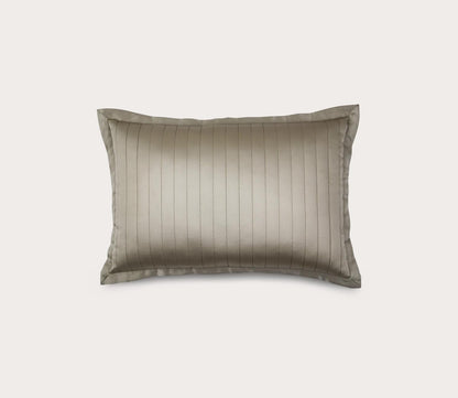 Silk Charmeuse Quilted Throw Pillow by Ann Gish
