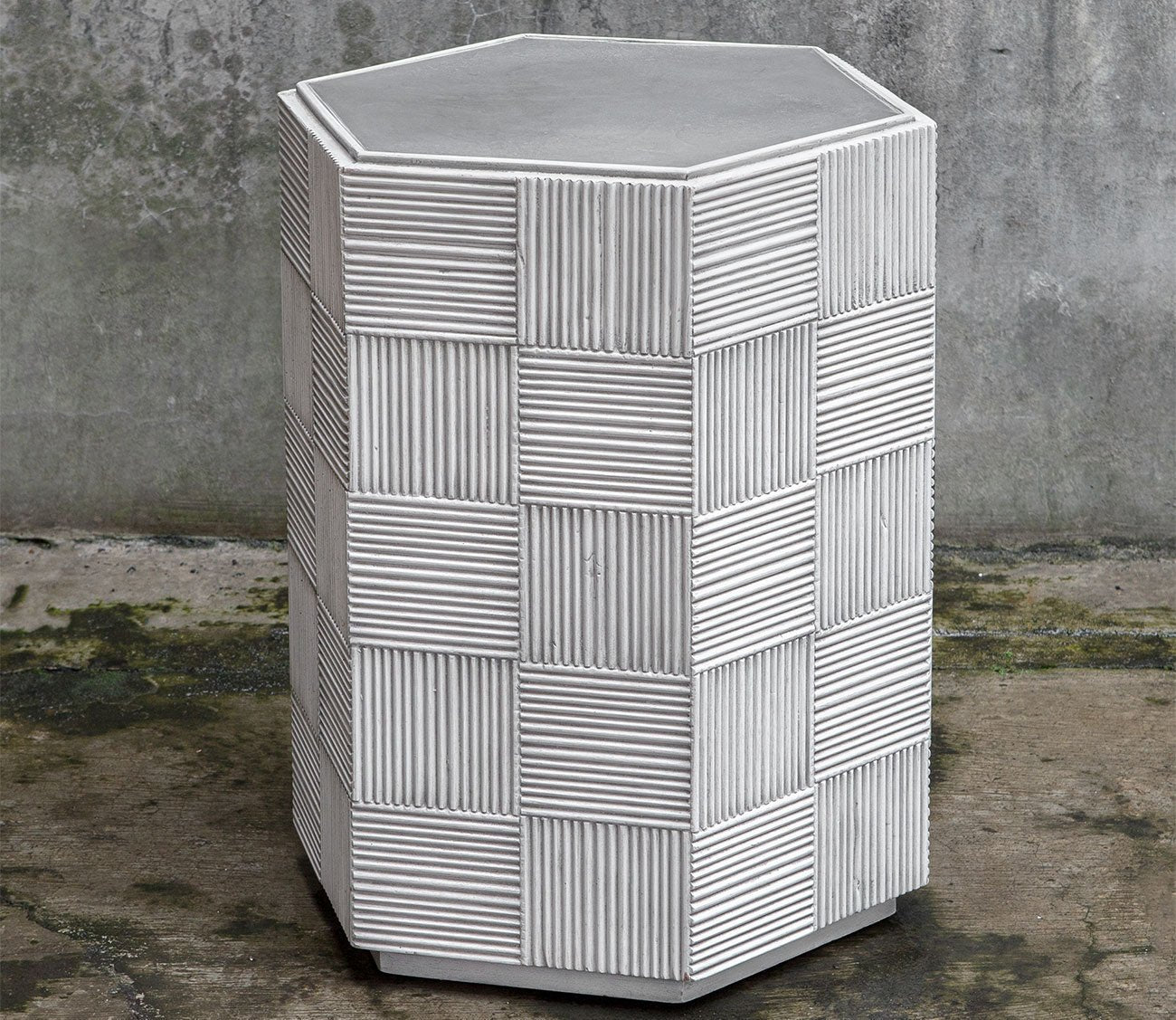 Silo Hexagonal Accent Table