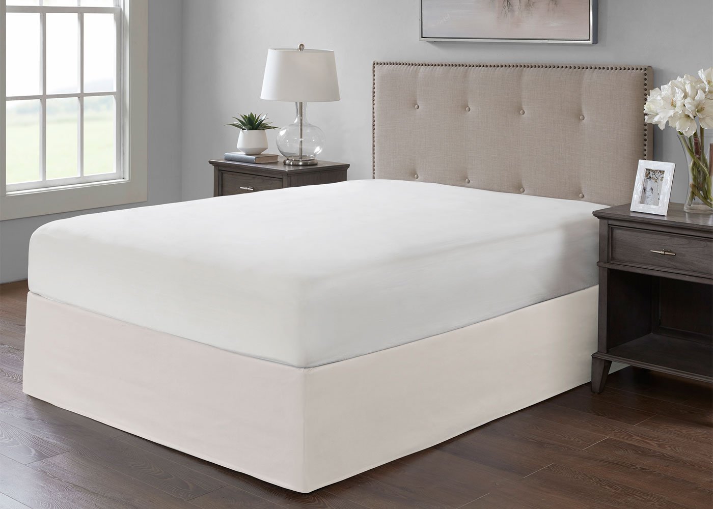 Simple Fit Wrap Around Adjustable Bedskirt