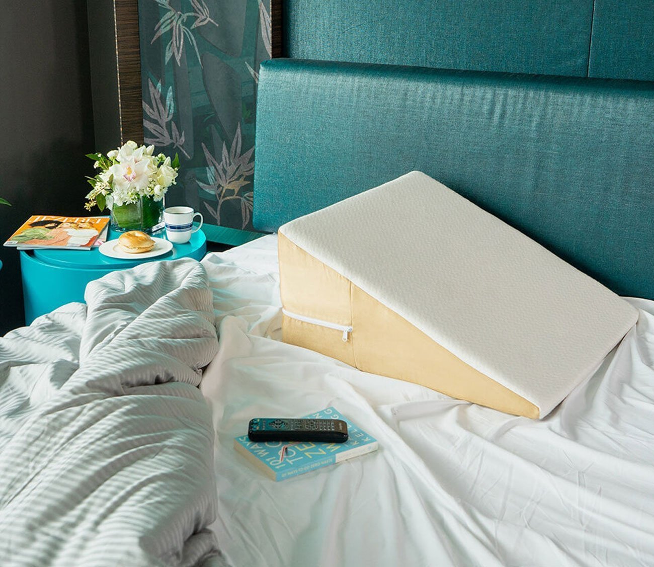 Slant Bed Wedge Memory Foam Pillow by Avana