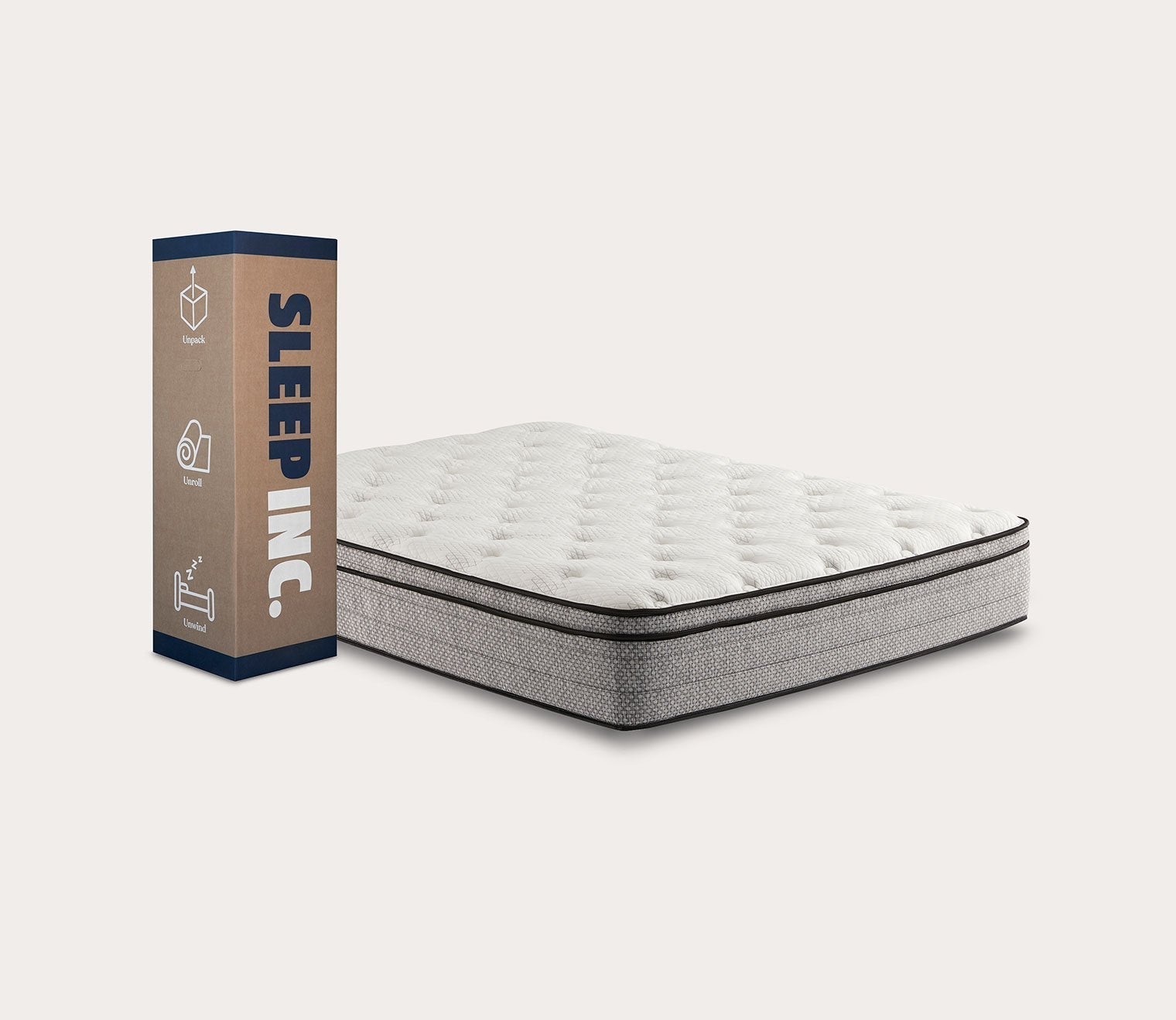 SleepInc 12 Hybrid Euro Top Mattress by SleepInc