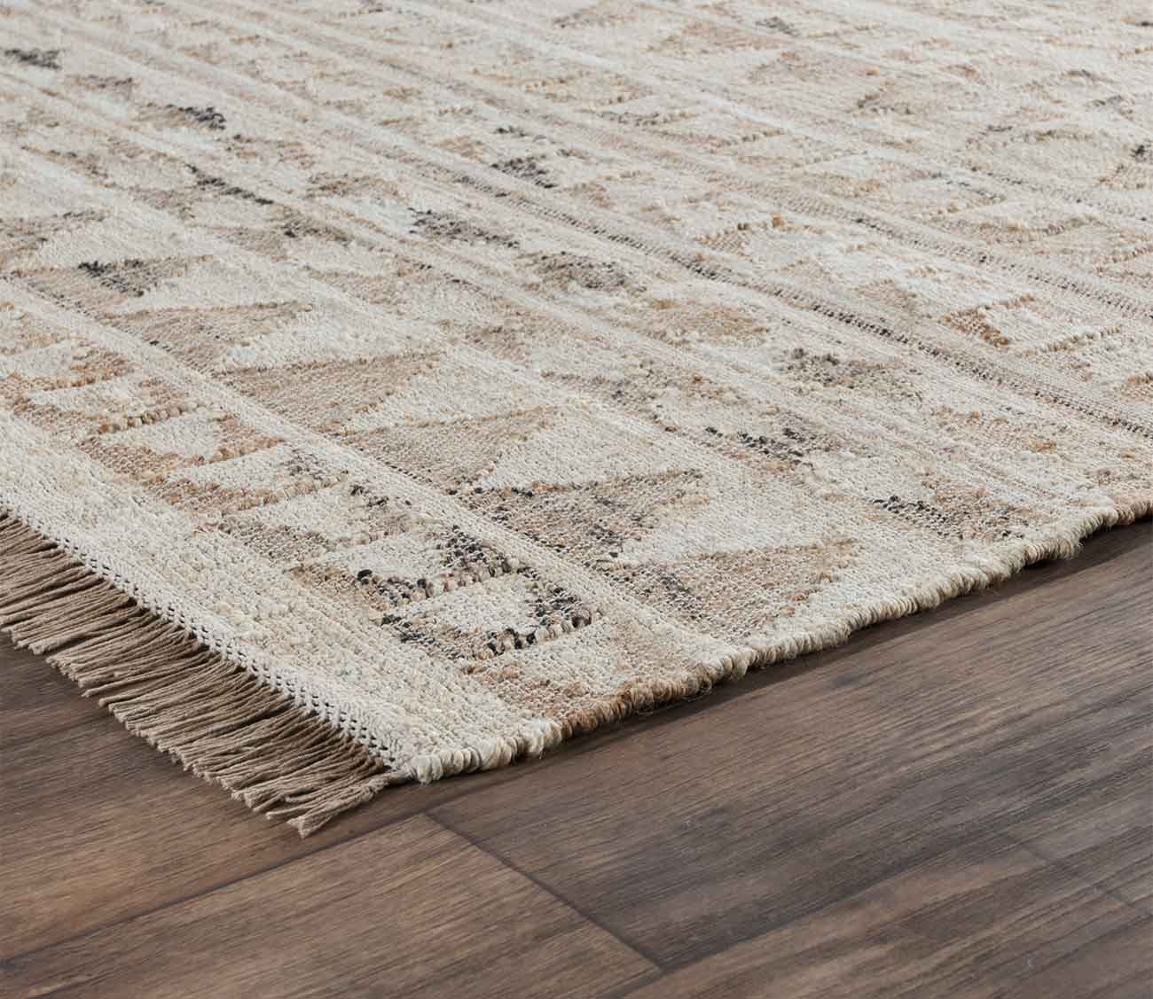 Solana Distressed Ivory Natural Area Rug