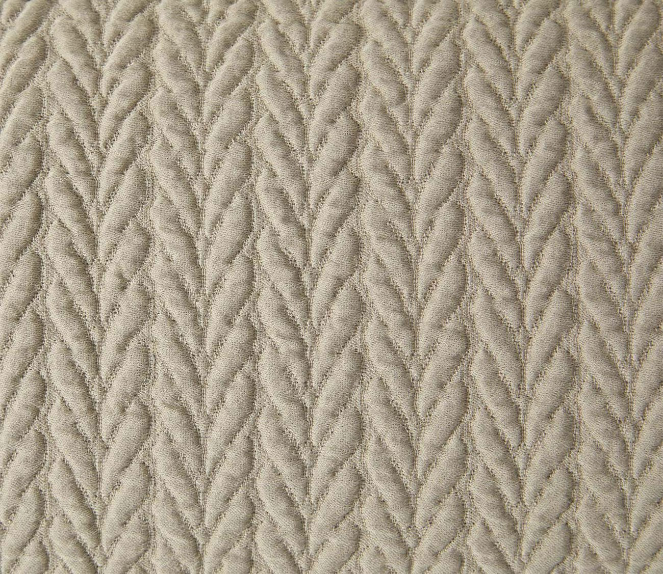 Songe Herringbone Cotton Coverlet by Yves Delorme