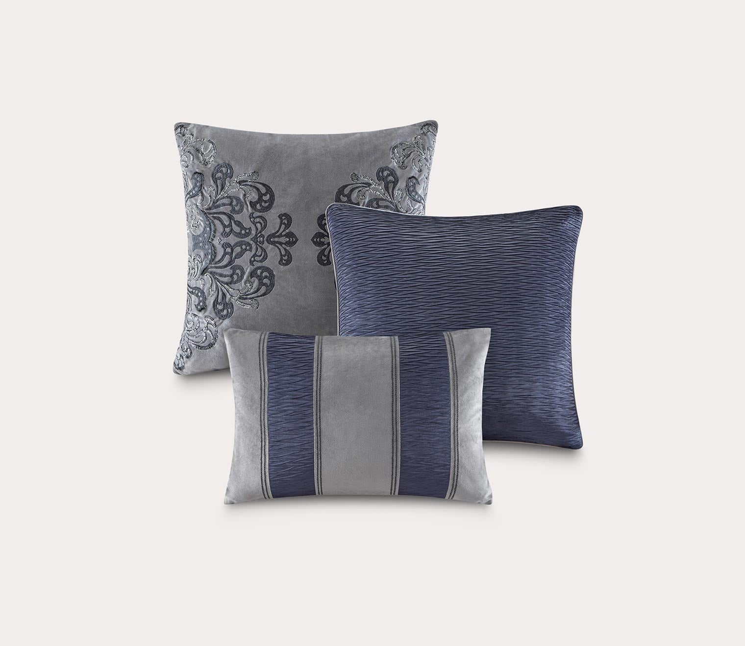 Sophisticate Quilted Velvet 9-Piece Comforter Set by Madison Park Signature