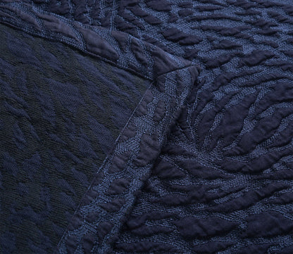 Souvenir Abstract Textured Cotton Silk Coverlet by Yves Delorme