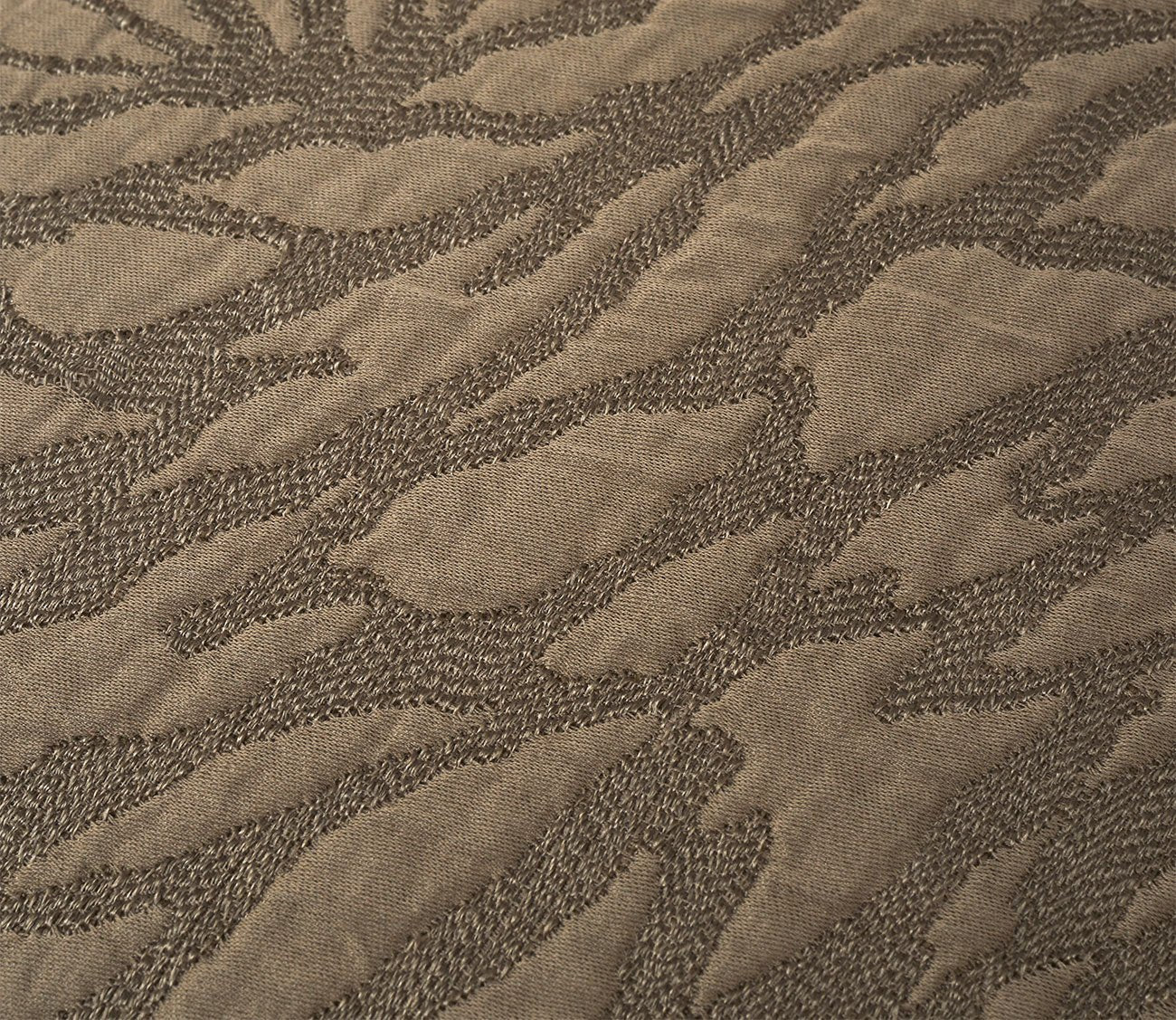 Souvenir Abstract Textured Cotton Silk Coverlet by Yves Delorme