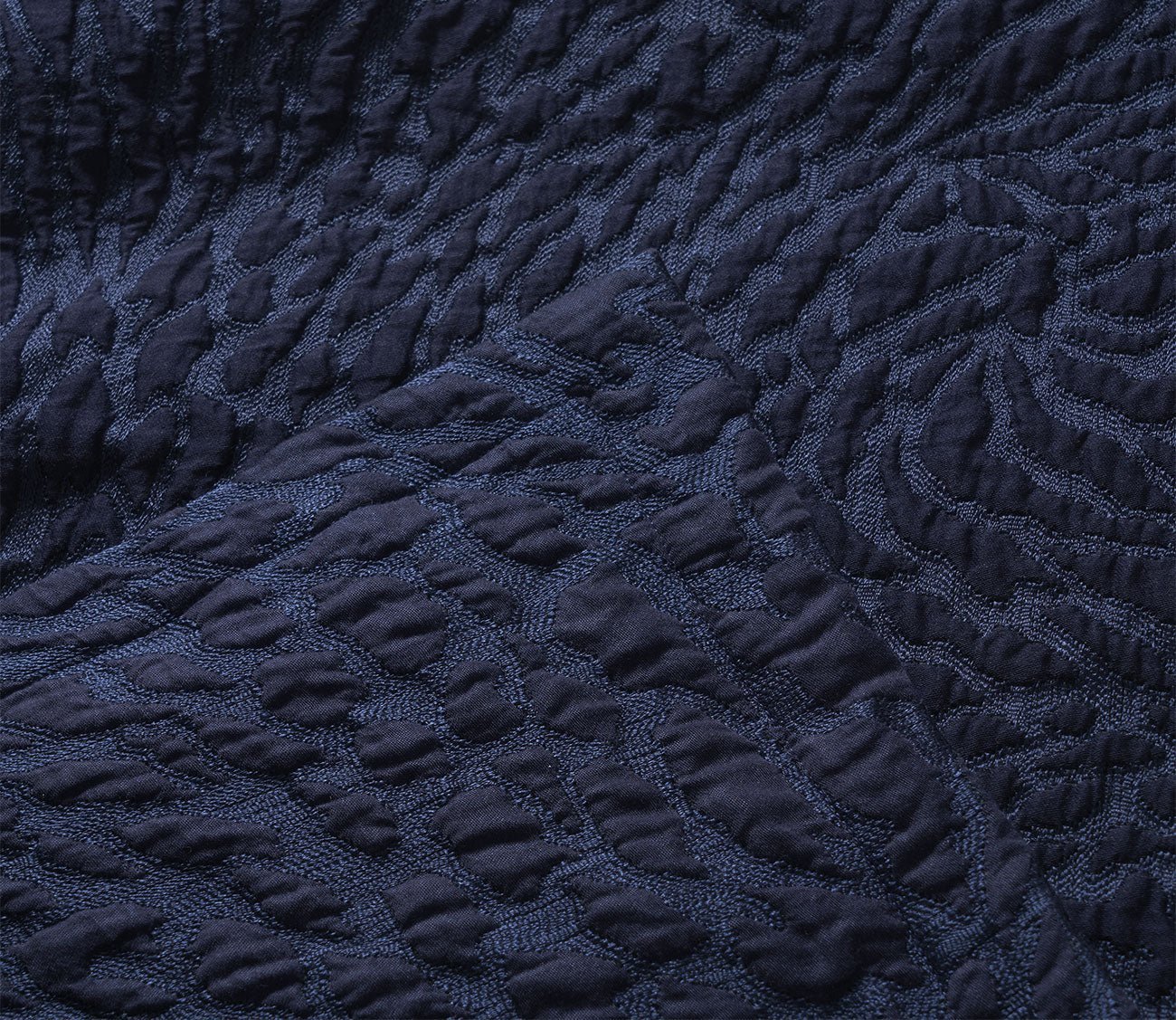 Souvenir Abstract Textured Cotton Silk Coverlet by Yves Delorme