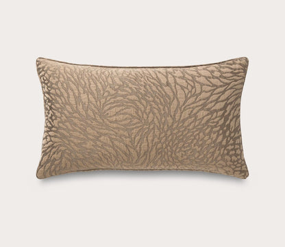 Souvenir Abstract Textured Cotton Silk Decorative Pillow by Yves Delorme